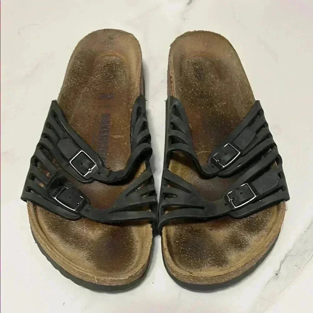 Birkenstock Black Strappy Sandals